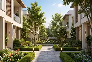 Godrej Whitefield Villas Landscaped Garden